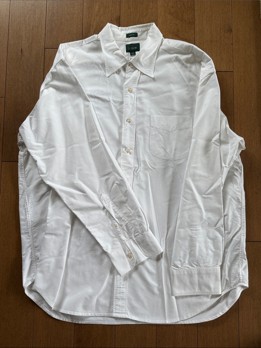 J.Crew White Button Down Shirt – Giant Fit